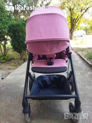 Детска количка 2 в 1 Cybex Balios S Lux Blk Magnolia Pink, снимка 1 - Детски колички - 42430094