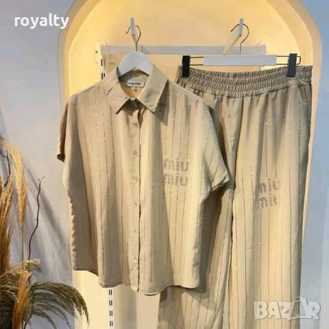 Miu Miu Дамски Комплект Два Цвята , снимка 3 - Спортни екипи - 52898322