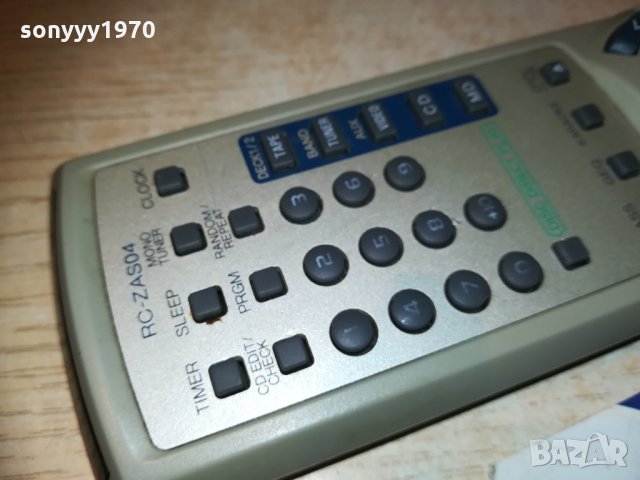 aiwa rc-zas04 audio remote-внос finland, снимка 4 - Други - 30591374