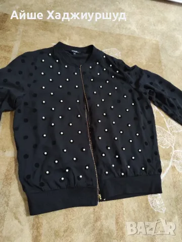 Тънко яке с перли., снимка 1