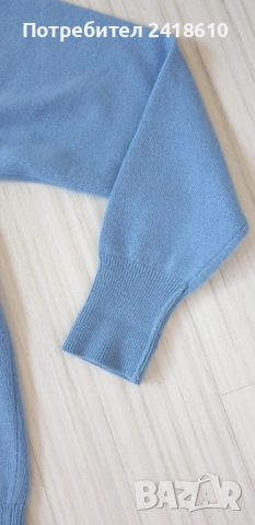 Hermes Paris 100% Cashmere Knit V - Neck Mens Size 56 - XL / 2XL ОРИГИНАЛ! Мъжки кашмирен Пуловер!, снимка 8 - Пуловери - 52257957