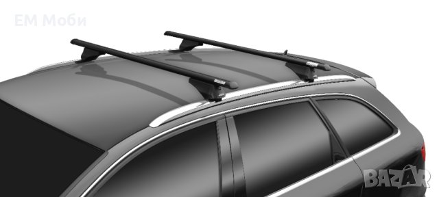 Алуминиеви греди MENABO Tiger черни за стандартен и плътен рейлинг, снимка 6 - Аксесоари и консумативи - 44398376