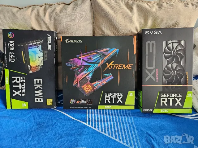 RTX 3080 XTREME WATERFORCE Asus Evga Gigabyte Aorus EKWB  видеокарта