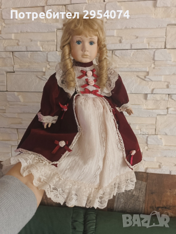 голяма порцеланова кукла 39лв