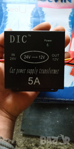 Конвертор 24-12V 60W, снимка 3 - Аксесоари и консумативи - 36500583
