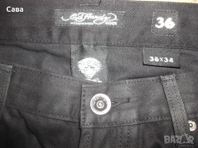 Дънки ED HARDY  мъжки,Л, снимка 2 - Дънки - 53225408