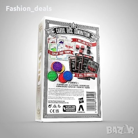 Нова Hasbro Gaming Игра с карти и зарове бърза стратегическа 2-5 играча Семейно Парти , снимка 5 - Карти за игра - 42427597