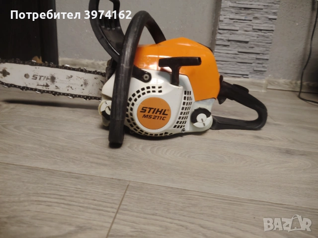 STIHL MS 211 c, снимка 4 - Моторни триони/резачки - 53099939