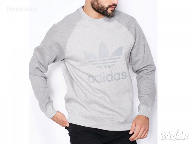 ADIDAS AB7597 Spo Crew Оригинална Памучна Блуза (M-L)