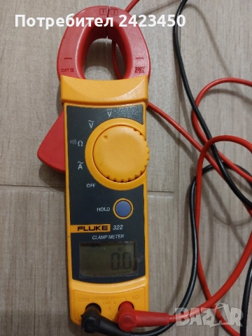 Ампер клещи Fluke 322, снимка 4 - Клещи - 52674445