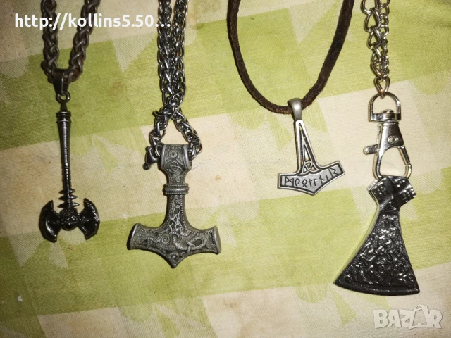 Викингски амулети и талисмани , снимка 2 - Колиета, медальони, синджири - 51399358