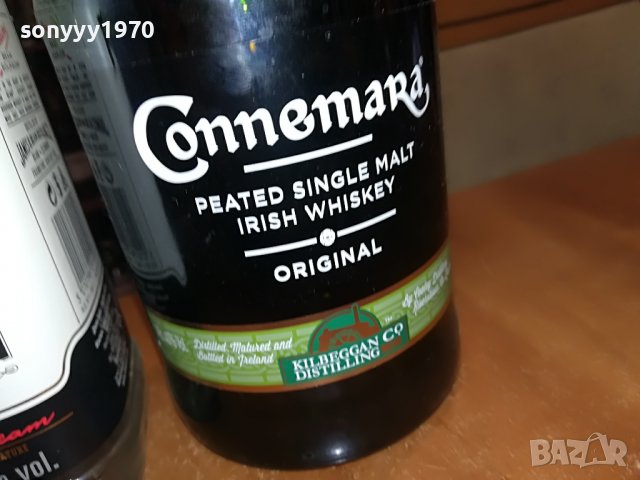 JACK DANIELS JIM BEAM CONNEMARA 3 ПРАЗНИ ШИШЕТА 0103231619, снимка 6 - Колекции - 39851442