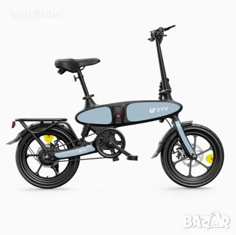 Сгъваемо електрическо колело DYU C2 500W 48V 7.5Ah, снимка 3 - Велосипеди - 55719259