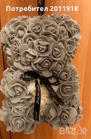 Подръчни Мечета от рози, снимка 1 - Романтични подаръци - 35459621