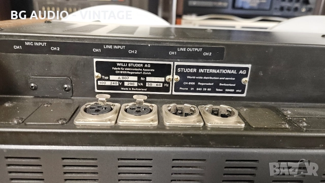 STUDER A 807 ролков магнетофон, снимка 10 - Декове - 52919001