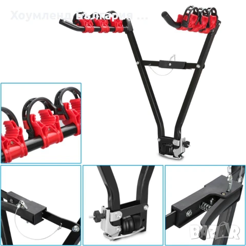 Вело стойка за багажник на автомобил с теглич - за две колела до 35 кг, снимка 2 - Аксесоари за велосипеди - 50495984