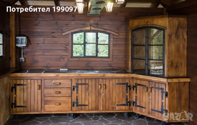 Кухни по попоръчка. Масив. Маси и плотове. Орех, дъб, чам, череша, круша, чинар, бряст, акация., снимка 15 - Кухни - 52476394