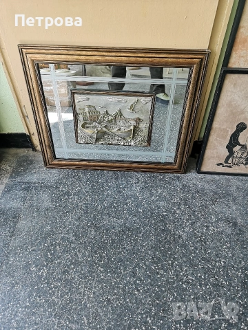 голяма винтажна картина 