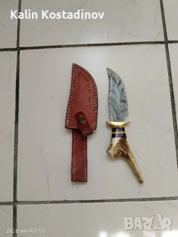 Нож ръчна изработка дамаск хубав нож, снимка 1