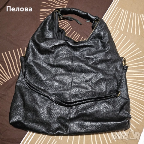 тъмно синя и черна чанта,тип торба, снимка 8 - Чанти - 54017369