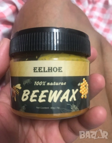 🪵 Натурална вакса от пчелен восък за дърво 
