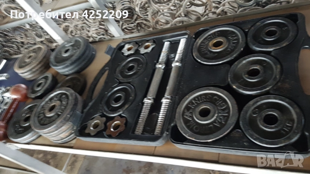 Дъмбели на килограм и лостове, снимка 5 - Фитнес уреди - 52042826