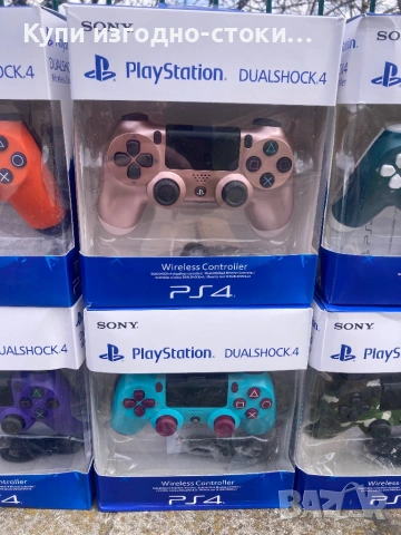 Различни цветни джойстици PS4 - нови с кутия, снимка 3 - Аксесоари - 54263193