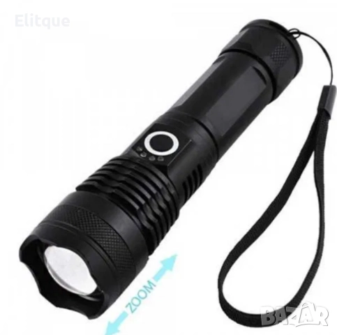 Супер лек акумулаторен фенер P50 SUPER LIGHT, снимка 7 - Други - 52855427