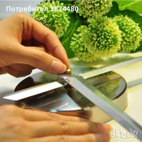3D стенен часовник със залепващи арабски цифри, снимка 2 - Стенни часовници - 39956115