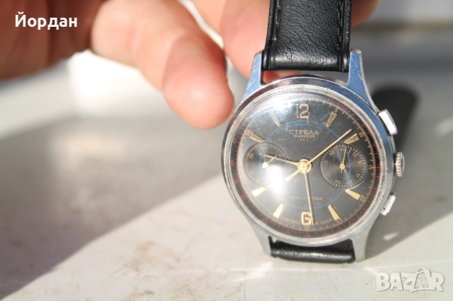 Мъжки ръчен часовник ''Полет Стрела СССР'' хронограф /cal. 3017/, снимка 14 - Мъжки - 52367214