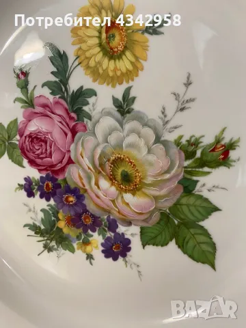 AK KAISER. Порцеланова чиния за стена. 1960-1970г. , снимка 2 - Антикварни и старинни предмети - 49602216