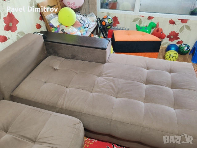Холен диван разтегателен, снимка 6 - Дивани и мека мебел - 54246932