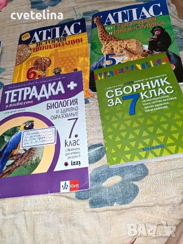 учебни помагала и тетрадки за 7 клас, снимка 2 - Учебници, учебни тетрадки - 56096854