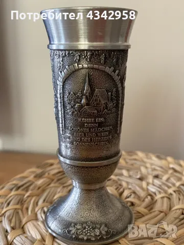 Frieling - zinn. Старинна чаша. Германия , снимка 3 - Антикварни и старинни предмети - 50433943