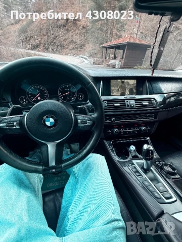 BMW 535i xDrive 2014 | HUD | 360° Камери | Harman Kardon | Soft Close | Шибидах, снимка 9 - Автомобили и джипове - 53125171