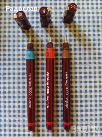 рапидографи Rotring 2000, снимка 3 - Ученически пособия, канцеларски материали - 54334460