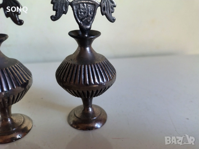 Прекрасни Стари Бронзови Шишенца За Парфюм, снимка 3 - Антикварни и старинни предмети - 52150896