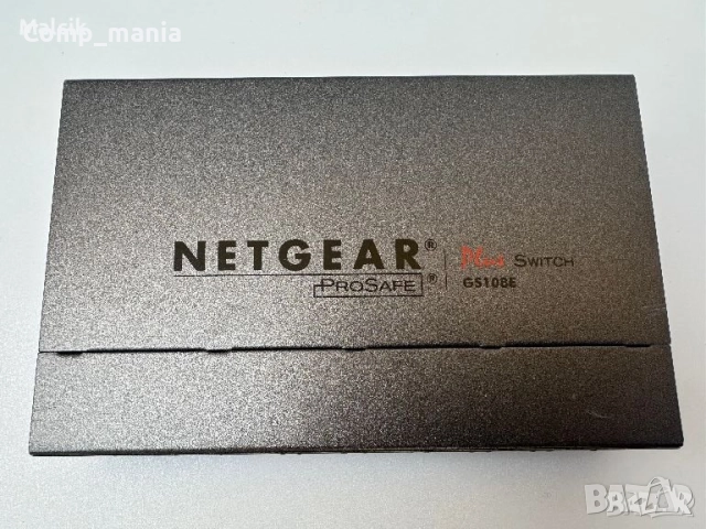 Гигабитов Суич NetGear GS108E 8x10/100/1000 Mbps, снимка 2 - Суичове - 51983963