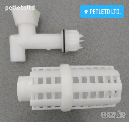 Канела с филтър за бидон