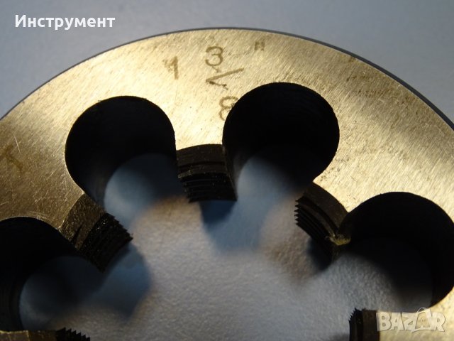 Плашка тръбна резба Т G1 3/8" 7-навивки, снимка 2 - Други инструменти - 42272520