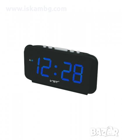 НАСТОЛЕН ЧАСОВНИК С АЛАРМА, ГОЛЯМ 1,8" LCD ДИСПЛЕЙ, ЧЕРЕН - код 806, снимка 12 - Други - 33992144