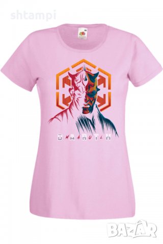 Дамска тениска Star Wars Maul,Филм,Игра,superhero,Изненада,Подарък,Повод,, снимка 10 - Тениски - 37732139