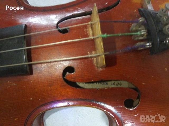 Цигулка 1/2 с колекционерска стойност - Andreas Guarnerius 1694 г., снимка 3 - Антикварни и старинни предмети - 38324597