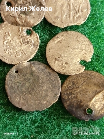 Лот сребърни монети 13 броя продупчени за носия, забрадка Колекция 54364, снимка 5 - Нумизматика и бонистика - 53960472
