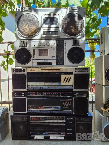 boombox Sharp, Hitachi, Sanyo, Lasonic , снимка 14 - Радиокасетофони, транзистори - 45081477