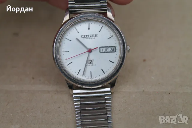 Мъжки автоматичен часовник ''Citizen'' 21 камъка, снимка 12 - Мъжки - 47903183