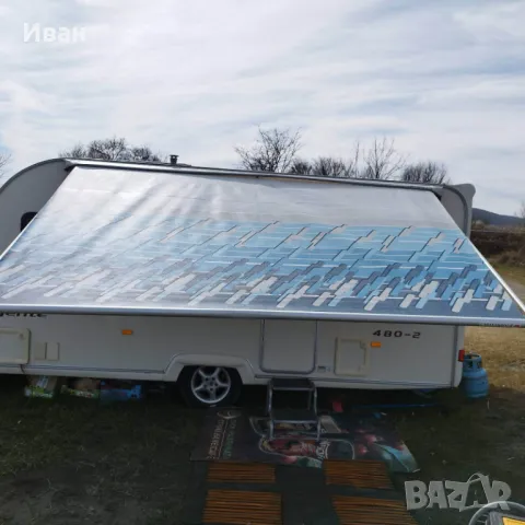 Caravanstor Fiamma. Тента в джоб за каравани и кемпери.Размери 270/250см, снимка 13 - Палатки - 49048642