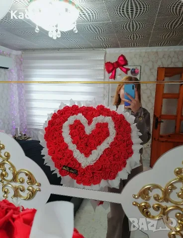 вечен букет от 101 рози