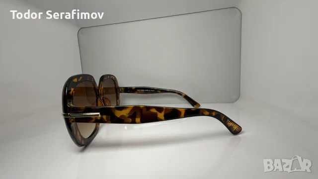 Слънчеви очила Tom Ford FT1052 / FT0930 (Nico) – Бели / Овърсайз, снимка 6 - Слънчеви и диоптрични очила - 55611682