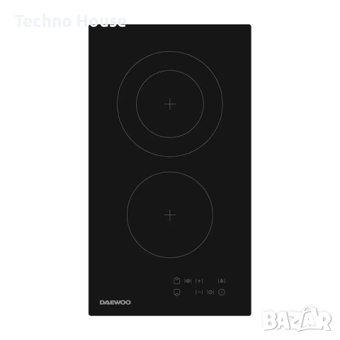 Двоен скъклокерамичен плот Daewoo BH3VTF20BNL-DE 30 см, снимка 2 - Котлони - 54265645
